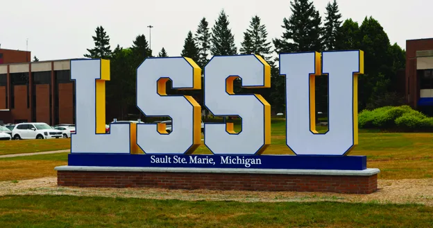 Letter installations at LSSU complete
